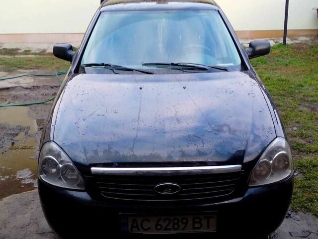 Чорний ВАЗ 2172 Priora, об'ємом двигуна 1.6 л та пробігом 220 тис. км за 2300 $, фото 1 на Automoto.ua