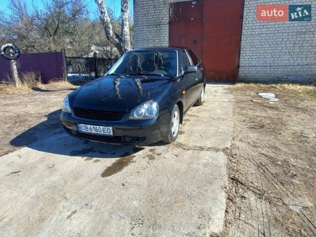 Черный ВАЗ 2172 Priora, объемом двигателя 1.6 л и пробегом 175 тыс. км за 2600 $, фото 1 на Automoto.ua