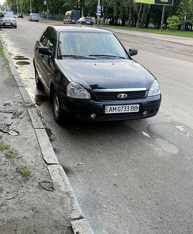 Черный ВАЗ 2172 Priora, объемом двигателя 1.6 л и пробегом 230 тыс. км за 2900 $, фото 1 на Automoto.ua