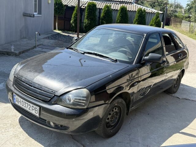 Чорний ВАЗ 2172 Priora, об'ємом двигуна 1.6 л та пробігом 210 тис. км за 1347 $, фото 1 на Automoto.ua