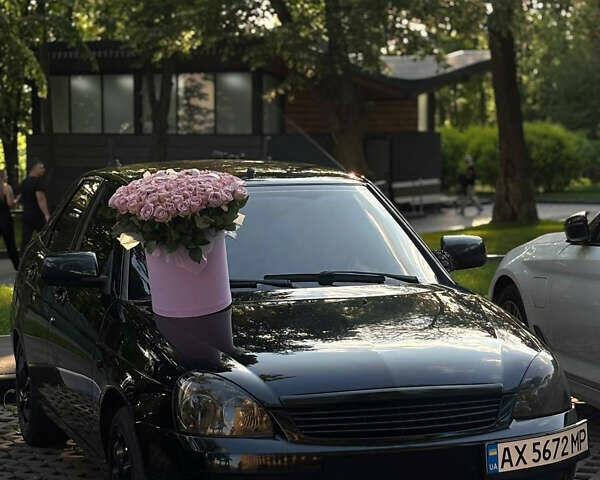 Черный ВАЗ 2172 Priora, объемом двигателя 1.6 л и пробегом 118 тыс. км за 3500 $, фото 1 на Automoto.ua