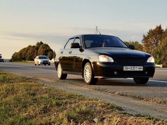 Черный ВАЗ 2172 Priora, объемом двигателя 1.6 л и пробегом 155 тыс. км за 3900 $, фото 1 на Automoto.ua