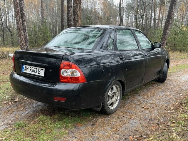 Чорний ВАЗ 2172 Priora, об'ємом двигуна 1.6 л та пробігом 555 тис. км за 950 $, фото 1 на Automoto.ua