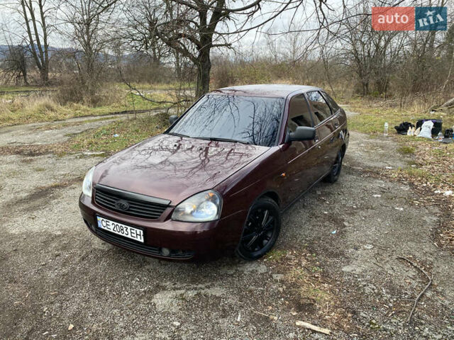 Красный ВАЗ 2172 Priora, объемом двигателя 1.6 л и пробегом 210 тыс. км за 2150 $, фото 1 на Automoto.ua