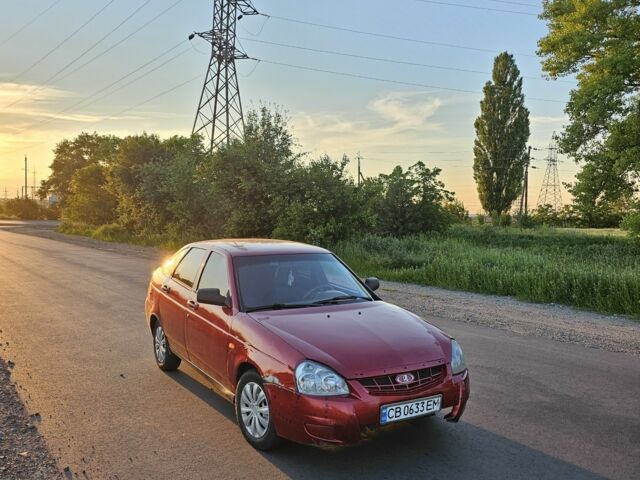 Червоний ВАЗ 2172 Priora, об'ємом двигуна 1.6 л та пробігом 210 тис. км за 606 $, фото 1 на Automoto.ua
