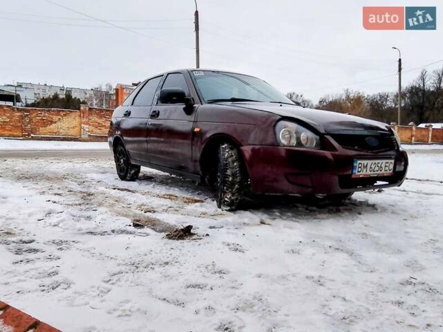 Красный ВАЗ 2172 Priora, объемом двигателя 1.6 л и пробегом 181 тыс. км за 1950 $, фото 1 на Automoto.ua