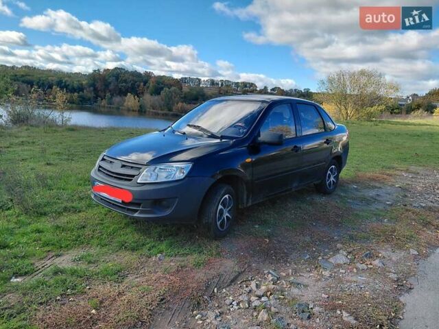 Чорний ВАЗ 2190 Гранта, об'ємом двигуна 1.6 л та пробігом 174 тис. км за 2400 $, фото 1 на Automoto.ua