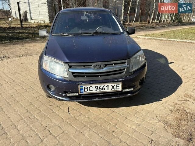 Синий ВАЗ 2190 Гранта, объемом двигателя 1.6 л и пробегом 220 тыс. км за 1800 $, фото 1 на Automoto.ua
