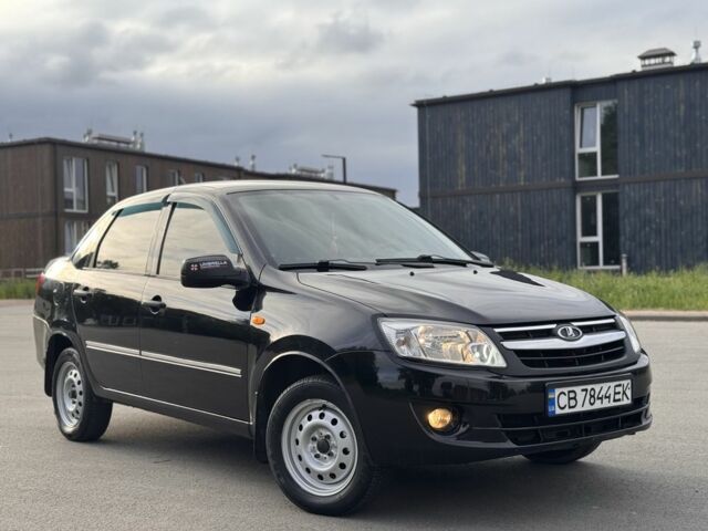 Черный ВАЗ Гранта, объемом двигателя 1.6 л и пробегом 98 тыс. км за 3250 $, фото 1 на Automoto.ua