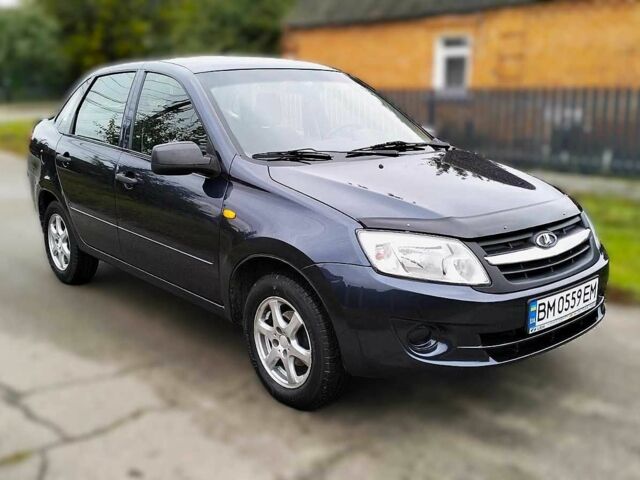 Синий ВАЗ Гранта, объемом двигателя 1.6 л и пробегом 103 тыс. км за 3300 $, фото 1 на Automoto.ua