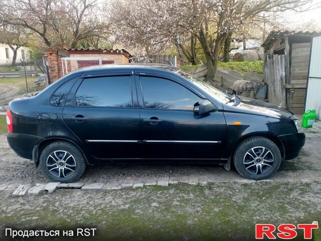 Черный ВАЗ Kalina, объемом двигателя 1.6 л и пробегом 170 тыс. км за 2950 $, фото 1 на Automoto.ua