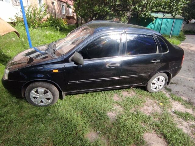 Черный ВАЗ Калина, объемом двигателя 1.39 л и пробегом 97 тыс. км за 2800 $, фото 1 на Automoto.ua
