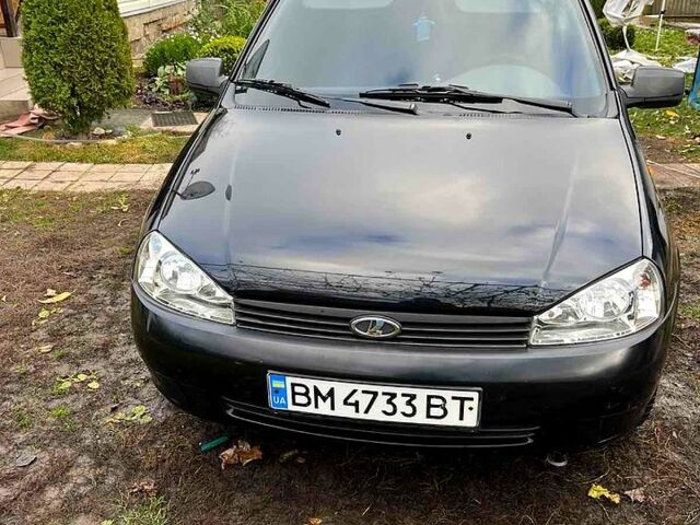 Черный ВАЗ Kalina, объемом двигателя 1.6 л и пробегом 81 тыс. км за 4000 $, фото 1 на Automoto.ua