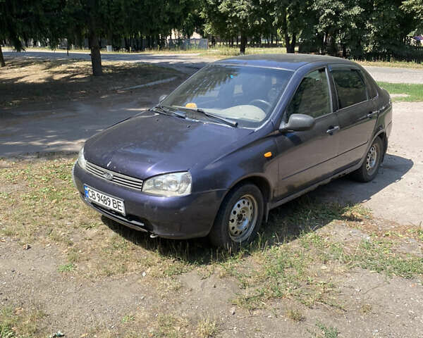 Фіолетовий ВАЗ Калина, об'ємом двигуна 1.6 л та пробігом 198 тис. км за 1377 $, фото 1 на Automoto.ua