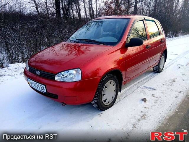 Красный ВАЗ Kalina, объемом двигателя 1.6 л и пробегом 340 тыс. км за 3850 $, фото 1 на Automoto.ua