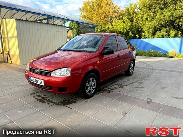 Красный ВАЗ Kalina, объемом двигателя 1.6 л и пробегом 100 тыс. км за 2000 $, фото 1 на Automoto.ua