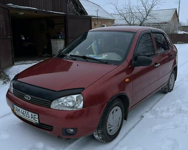 Красный ВАЗ Калина, объемом двигателя 1.6 л и пробегом 168 тыс. км за 3500 $, фото 1 на Automoto.ua