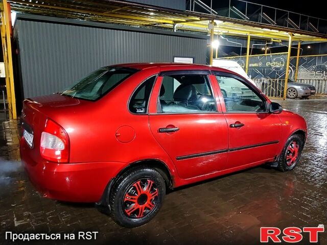 Червоний ВАЗ Kalina, об'ємом двигуна 1.6 л та пробігом 236 тис. км за 1499 $, фото 1 на Automoto.ua