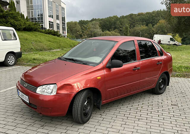 Красный ВАЗ Калина, объемом двигателя 1.6 л и пробегом 57 тыс. км за 2350 $, фото 1 на Automoto.ua