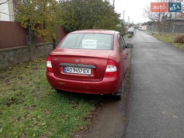 Красный ВАЗ Калина, объемом двигателя 1.6 л и пробегом 140 тыс. км за 1100 $, фото 1 на Automoto.ua