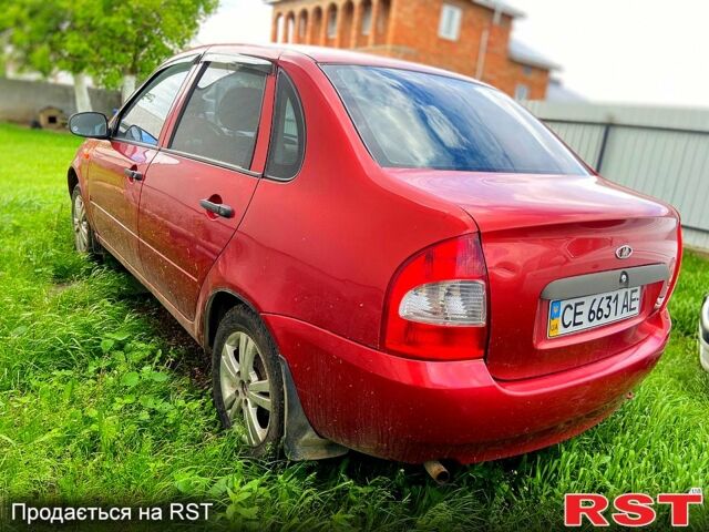 Красный ВАЗ Kalina, объемом двигателя 1.6 л и пробегом 130 тыс. км за 1300 $, фото 1 на Automoto.ua