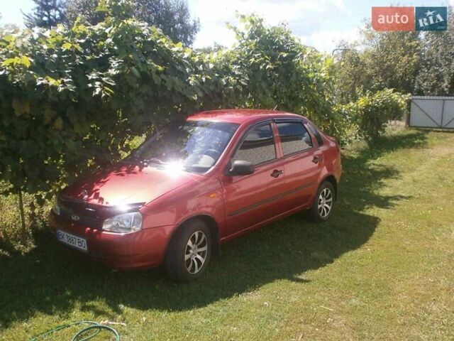 Красный ВАЗ Калина, объемом двигателя 1.6 л и пробегом 89 тыс. км за 2299 $, фото 1 на Automoto.ua