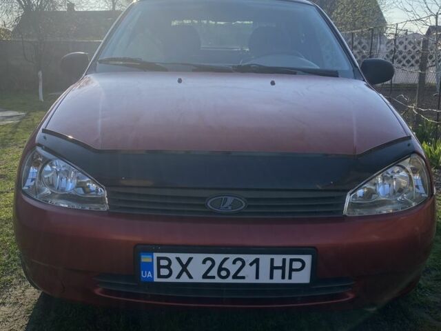 Красный ВАЗ Калина, объемом двигателя 1.6 л и пробегом 236 тыс. км за 1800 $, фото 1 на Automoto.ua