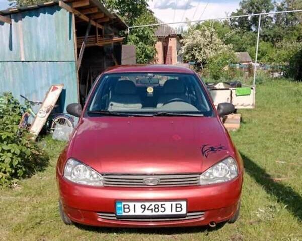 Красный ВАЗ Калина, объемом двигателя 1.6 л и пробегом 234 тыс. км за 1700 $, фото 1 на Automoto.ua