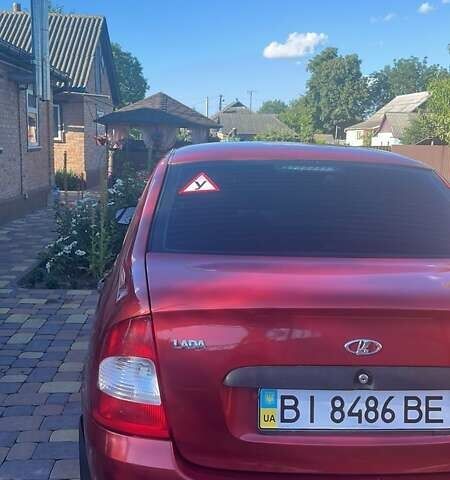 Красный ВАЗ Калина, объемом двигателя 1.6 л и пробегом 218 тыс. км за 2500 $, фото 1 на Automoto.ua