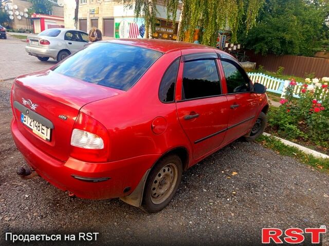 Красный ВАЗ Kalina, объемом двигателя 1.4 л и пробегом 0 тыс. км за 2300 $, фото 1 на Automoto.ua