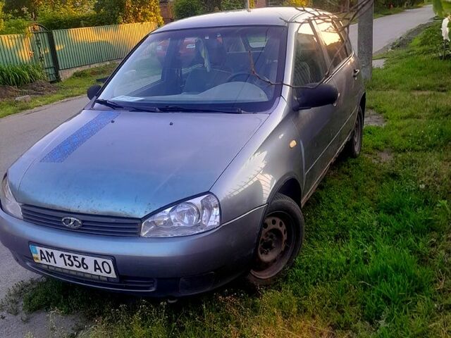 Серый ВАЗ Kalina, объемом двигателя 1.5 л и пробегом 230 тыс. км за 950 $, фото 1 на Automoto.ua