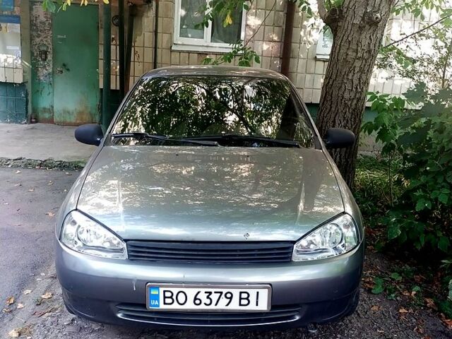 Серый ВАЗ Kalina, объемом двигателя 1.6 л и пробегом 154 тыс. км за 1800 $, фото 1 на Automoto.ua