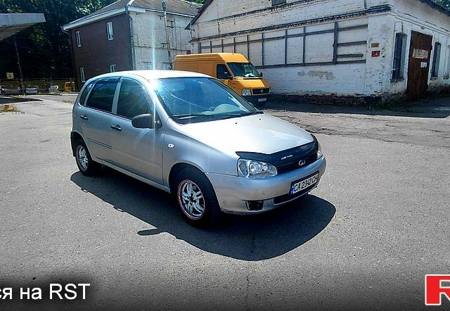 Серый ВАЗ Kalina, объемом двигателя 1.6 л и пробегом 196 тыс. км за 1350 $, фото 1 на Automoto.ua