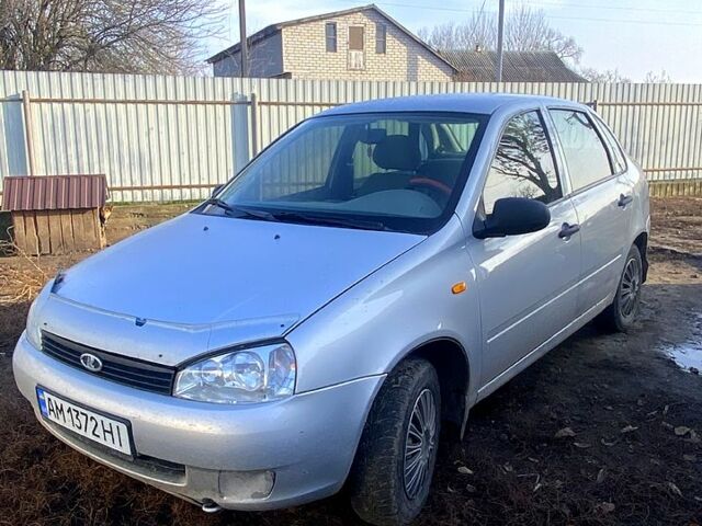 Сірий ВАЗ Kalina, об'ємом двигуна 1.6 л та пробігом 138 тис. км за 1420 $, фото 1 на Automoto.ua