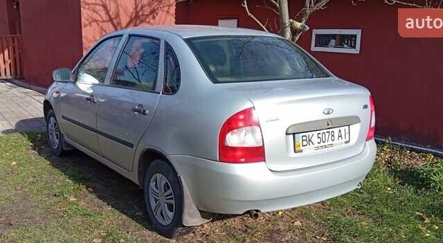 Сірий ВАЗ Калина, об'ємом двигуна 1.6 л та пробігом 124 тис. км за 1600 $, фото 1 на Automoto.ua