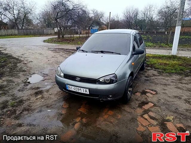 Серый ВАЗ Kalina, объемом двигателя 1.6 л и пробегом 223 тыс. км за 1800 $, фото 1 на Automoto.ua