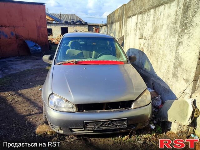 Серый ВАЗ Kalina, объемом двигателя 1.6 л и пробегом 200 тыс. км за 1000 $, фото 1 на Automoto.ua