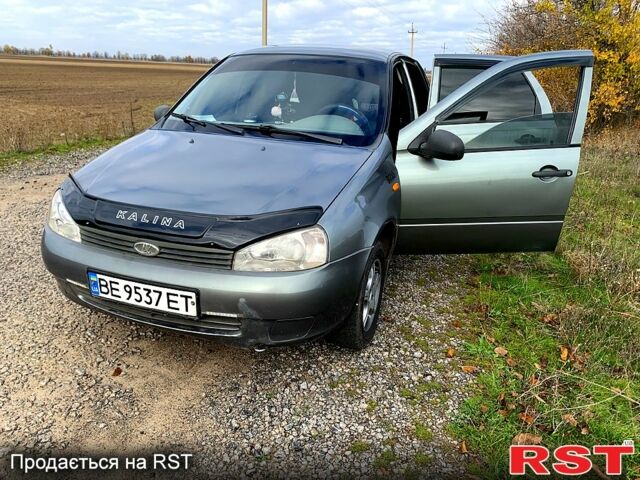 Серый ВАЗ Kalina, объемом двигателя 1.6 л и пробегом 260 тыс. км за 1900 $, фото 1 на Automoto.ua