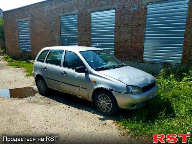 Серый ВАЗ Kalina, объемом двигателя 1.6 л и пробегом 350 тыс. км за 1100 $, фото 1 на Automoto.ua