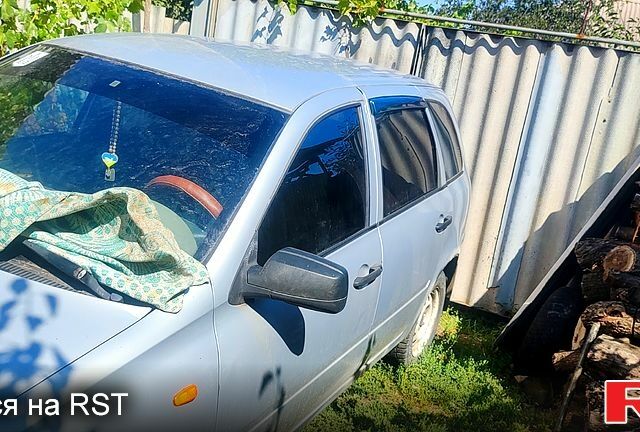 Серый ВАЗ Kalina, объемом двигателя 1.4 л и пробегом 186 тыс. км за 1700 $, фото 1 на Automoto.ua