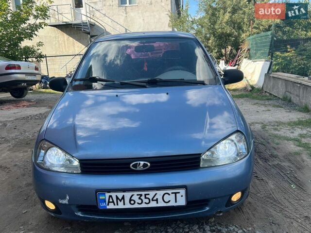 Синій ВАЗ Калина, об'ємом двигуна 1.6 л та пробігом 150 тис. км за 1100 $, фото 1 на Automoto.ua