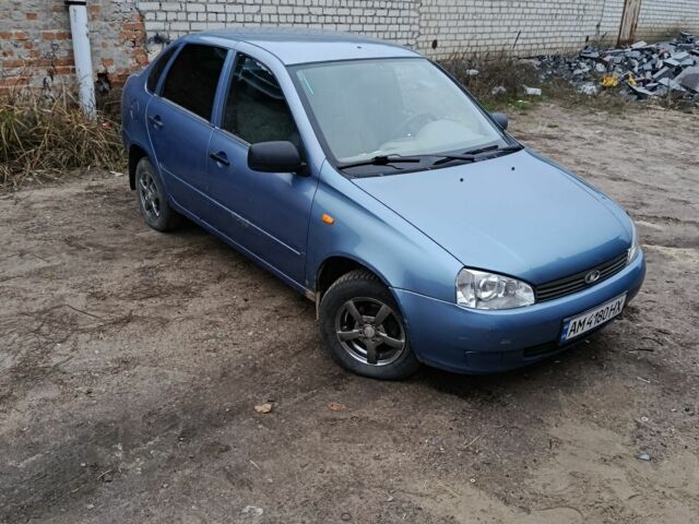 Синий ВАЗ Калина, объемом двигателя 1.6 л и пробегом 216 тыс. км за 1700 $, фото 1 на Automoto.ua