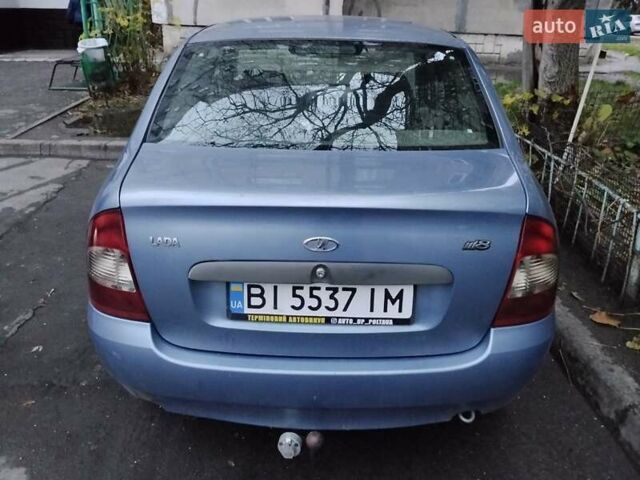 Синий ВАЗ Калина, объемом двигателя 1.6 л и пробегом 218 тыс. км за 1100 $, фото 1 на Automoto.ua