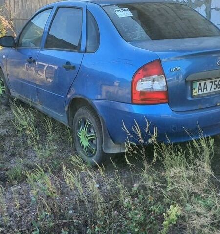 Синій ВАЗ Калина, об'ємом двигуна 1.6 л та пробігом 220 тис. км за 850 $, фото 1 на Automoto.ua