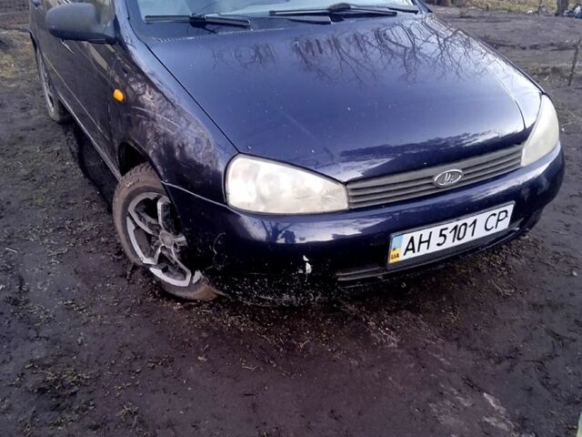 Синий ВАЗ Kalina, объемом двигателя 1.6 л и пробегом 17 тыс. км за 1950 $, фото 1 на Automoto.ua