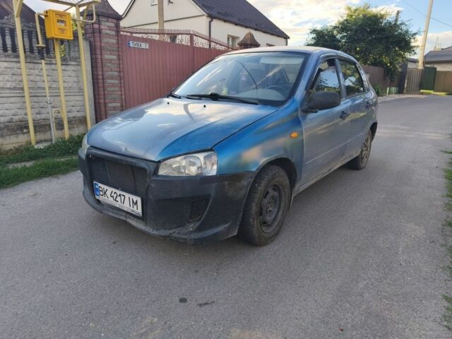 Синий ВАЗ Калина, объемом двигателя 1.6 л и пробегом 196 тыс. км за 750 $, фото 1 на Automoto.ua