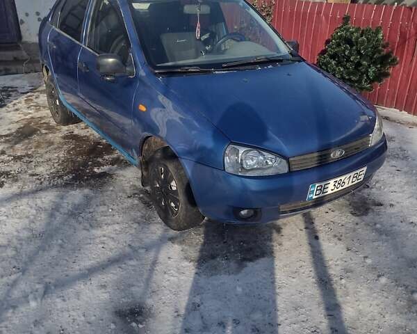 Синій ВАЗ Калина, об'ємом двигуна 1.6 л та пробігом 208 тис. км за 1800 $, фото 1 на Automoto.ua