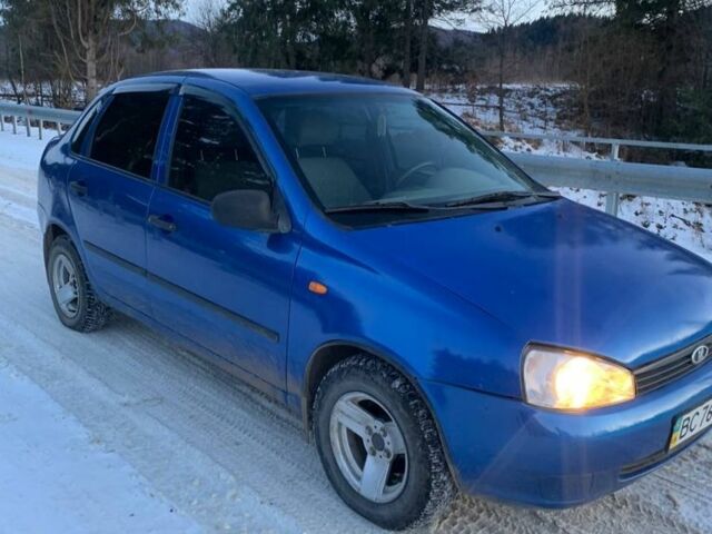 Синій ВАЗ Калина, об'ємом двигуна 1.6 л та пробігом 130 тис. км за 1550 $, фото 1 на Automoto.ua