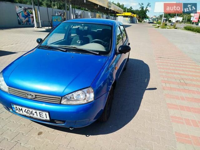 Синий ВАЗ Калина, объемом двигателя 1.6 л и пробегом 179 тыс. км за 2499 $, фото 1 на Automoto.ua