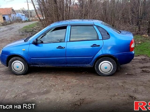 Синий ВАЗ Kalina, объемом двигателя 1.6 л и пробегом 400 тыс. км за 1500 $, фото 1 на Automoto.ua